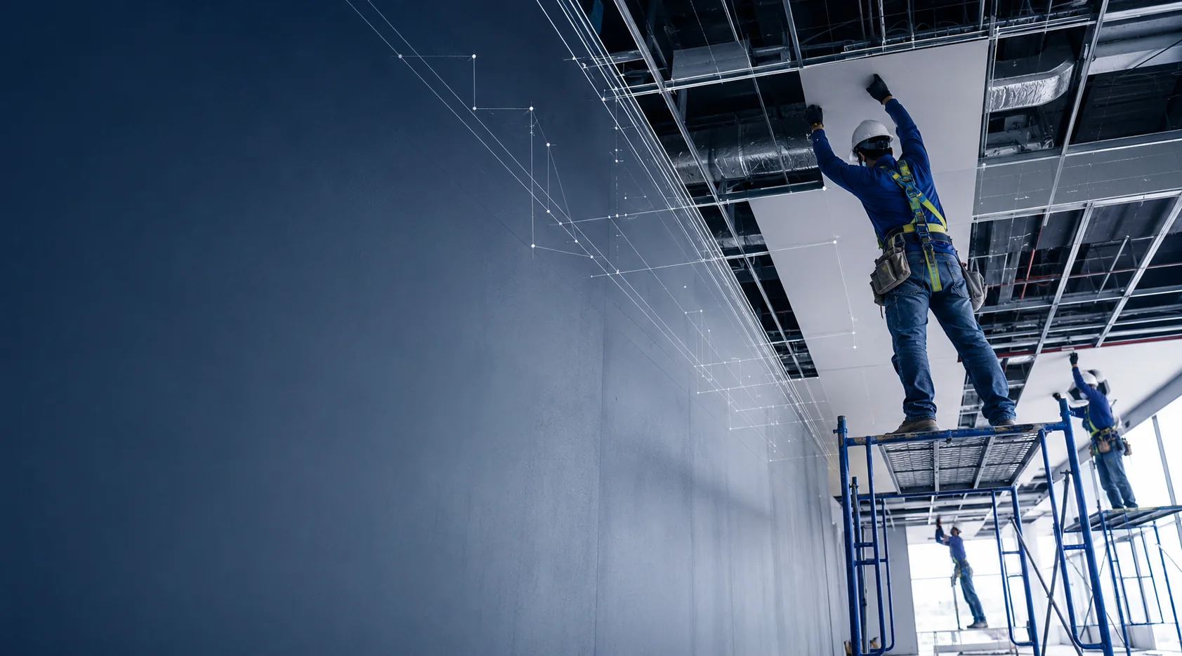 AZEX PVC gypsum ceiling tiles